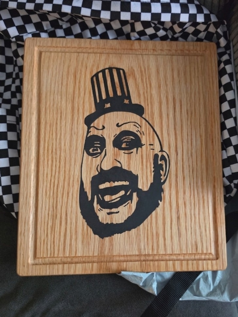 Captain Spaulding Oak Cutting Board - Home Kitchen - Picture 1 of 1